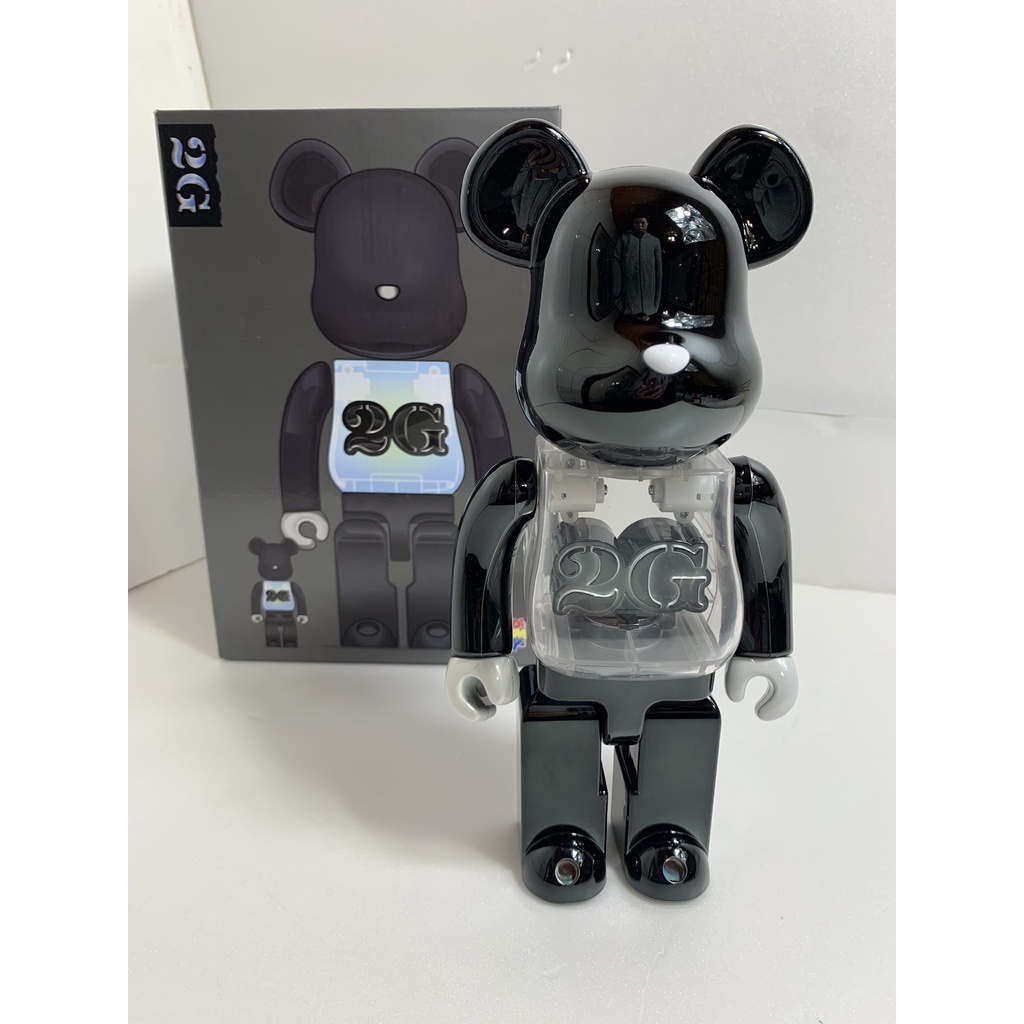 🐻全新拆驗🐻BE@RBRICK 400% 2G 黑 庫柏力克熊