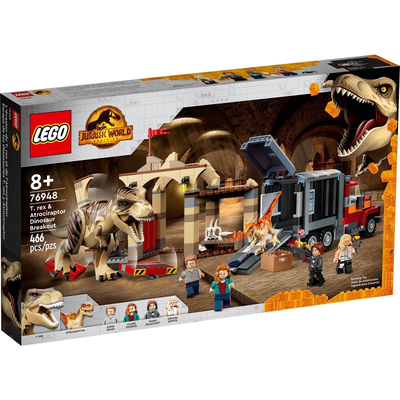 LEGO 76948 T. rex &amp; Atrociraptor Dinosaur 侏羅紀 &lt;樂高林老師&gt;
