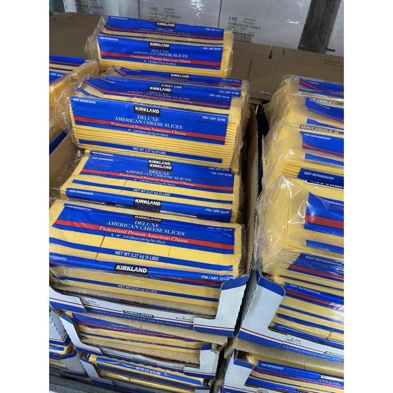 48682科克蘭特級美國乾酪片2 27kg此商品為低溫宅配 蝦皮購物