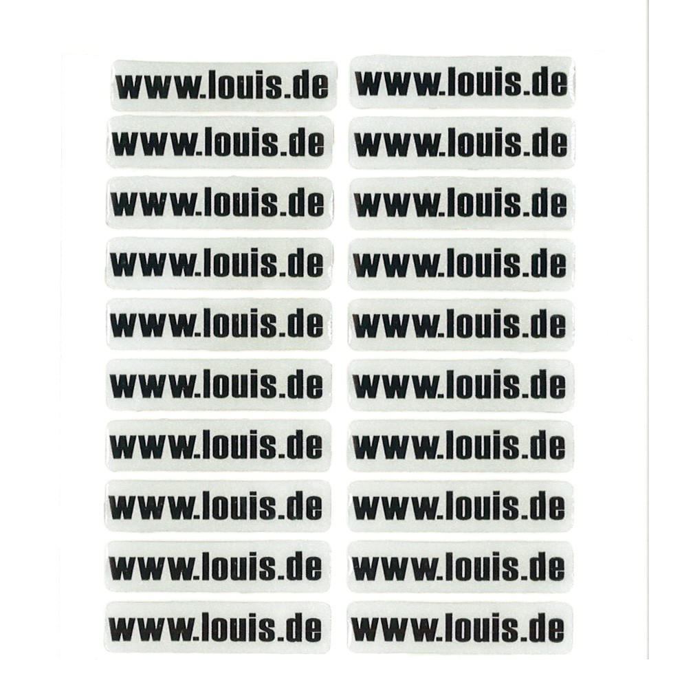 【德國Louis】Louis Reflective Sticker 反光貼紙組 重機檔車重型機車貼標編號30098021