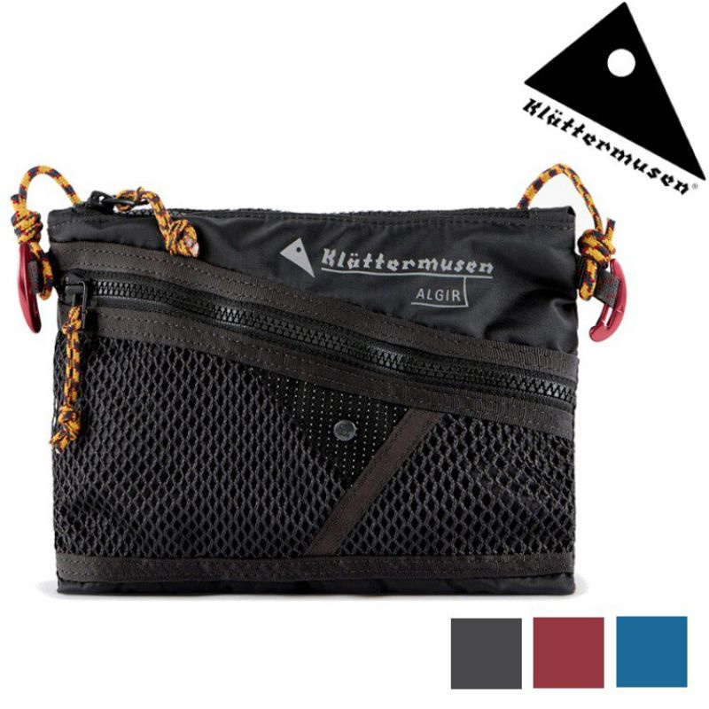 0Klattermusen 攀山鼠 Algir 可擴充配件袋 小 /配件包/側背袋 KM41427U01 S號黑色