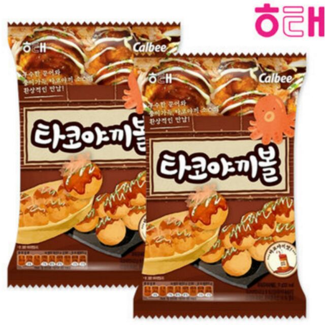 韓國 內銷 海太 Calbee 章魚燒脆菓 章魚丸子餅乾 韓國零食 70g/包