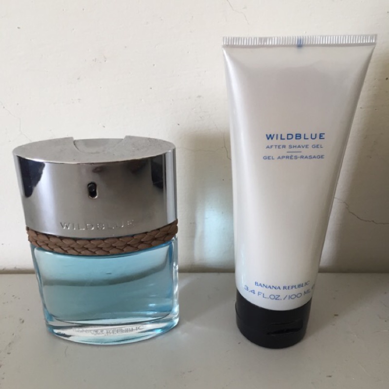 Banana Republic wildblue 率性而生男性淡香水 100ml+鬍後乳