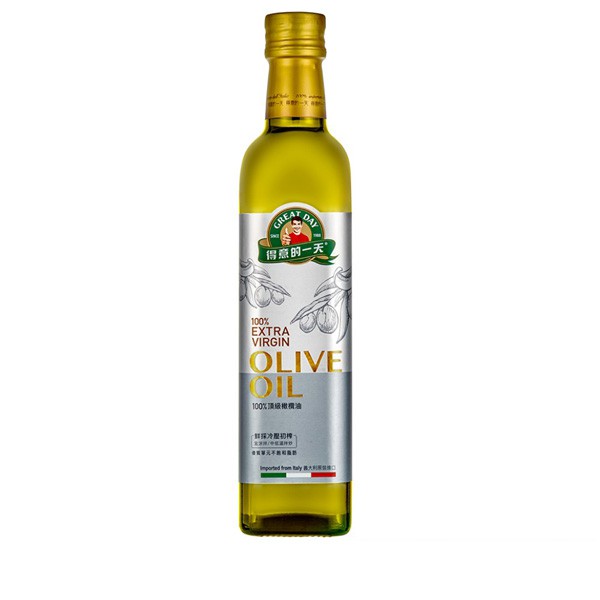 【蝦皮特選】得意的一天 頂級初榨橄欖油500ml/瓶 (Extra Virgin) 義大利原裝進口(部分即期)