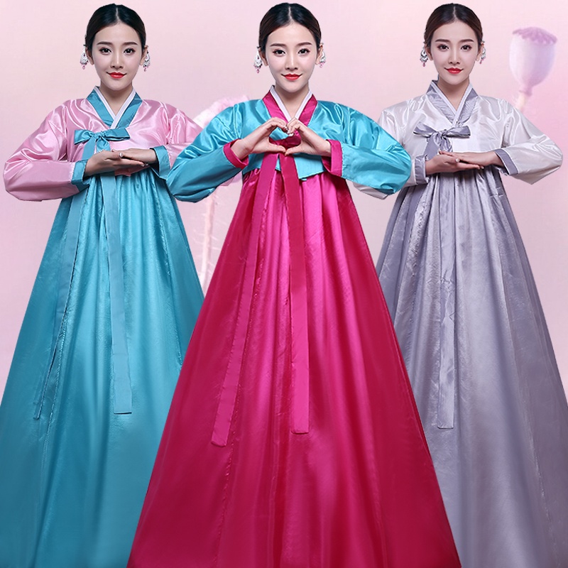 傳統 韓國 古代 女士 婚慶 韓服 朝鮮 民族 服裝 年會 表演 出服 兒童 親子 古裝 韓式服裝 傳統服飾