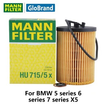 HS汽材 BMW E60 E63 E65 X5 N62 德國MANN 機油濾心 機油芯 HU715/5X