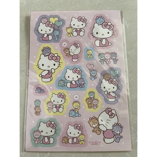 Sanrio Hello Kitty與泰迪熊好朋友造型貼紙