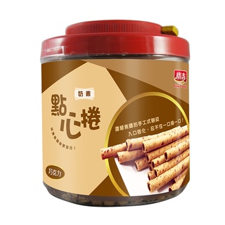 廣吉 巧克力點心捲 600g【家樂福】