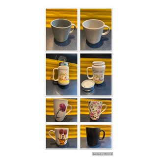 （全新）質感馬克杯 竹炭馬克杯 ikea 角落小夥伴陶瓷杯附杯蓋 幾米繪圖馬克杯（萊爾富）玫瑰康乃馨圖案中容量 杯子