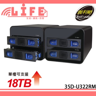 【生活資訊百貨】伽利略 35D-U322RM Type-C USB3.1 2層抽取式 RAID 鋁合金 硬碟外接盒