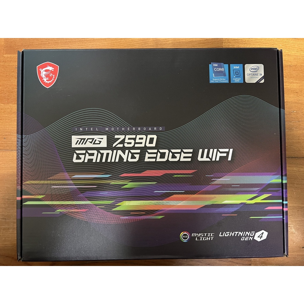 全新 台灣公司貨 MSI 微星 MPG Z590 GAMING EDGE WIFI 主機板 含稅