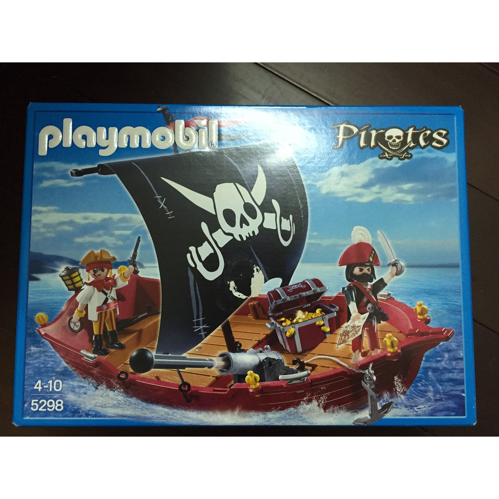 德國playmobil 5298 中型海盜船-正版全新摩比世界pirates系列-破盤特價出清