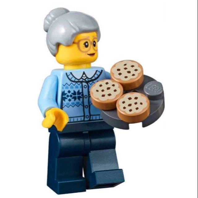 LEGO 樂高 城市系列 60155 驚喜月曆 Advent Calendar 老奶奶 含手持配件