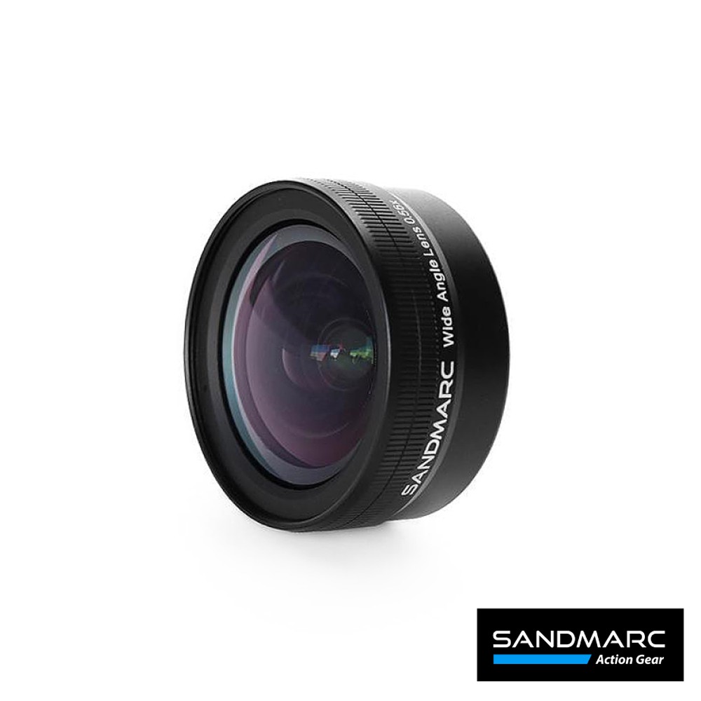 SANDMARC 0.56Ｘ超廣角 HD 手機鏡頭 (iPhone 11 共用背蓋 與 安卓共用鏡頭夾具)【台灣總代理】