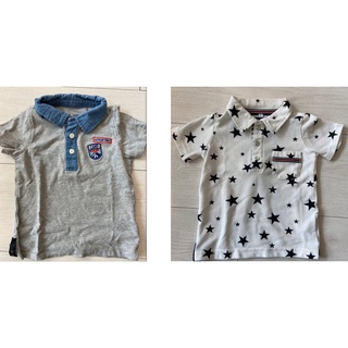 baby GAP 2Y 90cm polo衫 日本星星 90cm polo衫