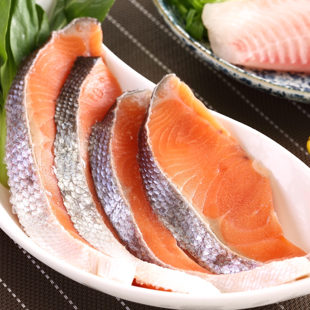 【八方行】薄鹽鮭魚片(300g/包)-鮭魚/魚/魚肉