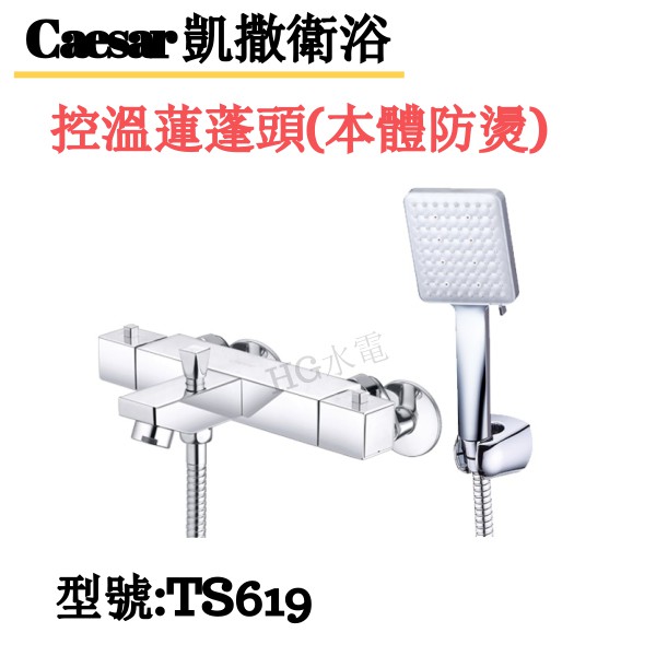 🔸HG水電🔸 Caesar   控溫蓮蓬頭 TS619/BS121 加裝花灑組