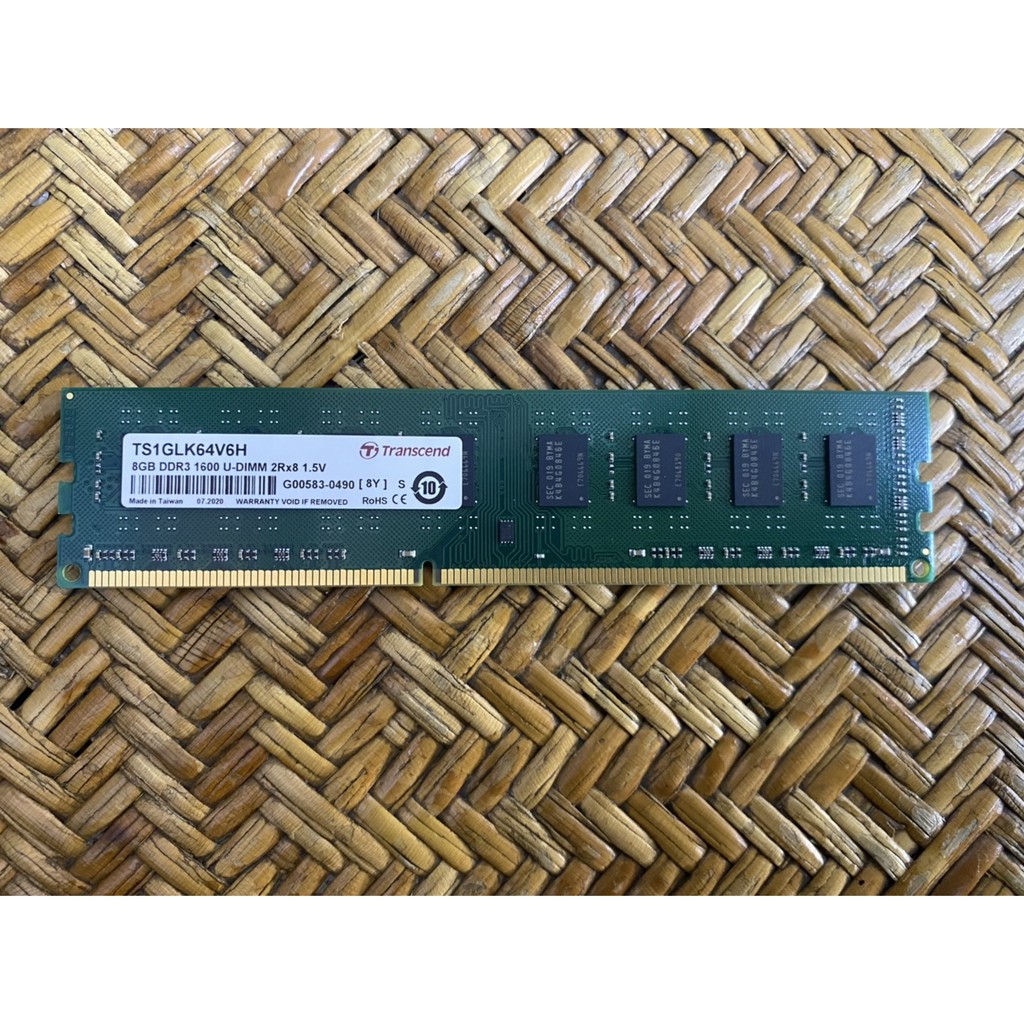 ^^華津電腦^^創見 Transcend DDR3 1600 8GB TS1GLK64V6H 桌上型記憶體 岡山