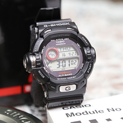 卡西歐 Casio G-SHOCK RISEMAN G-9200 太陽能充電、高度、氣壓、溫度計 多功能極限運動登山錶