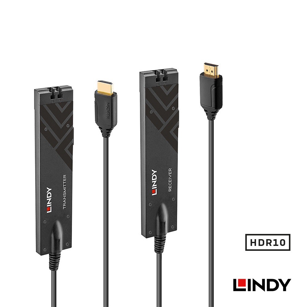 LINDY 林帝 HDMI2.0 18G 光纖延伸器, 300M (38719)