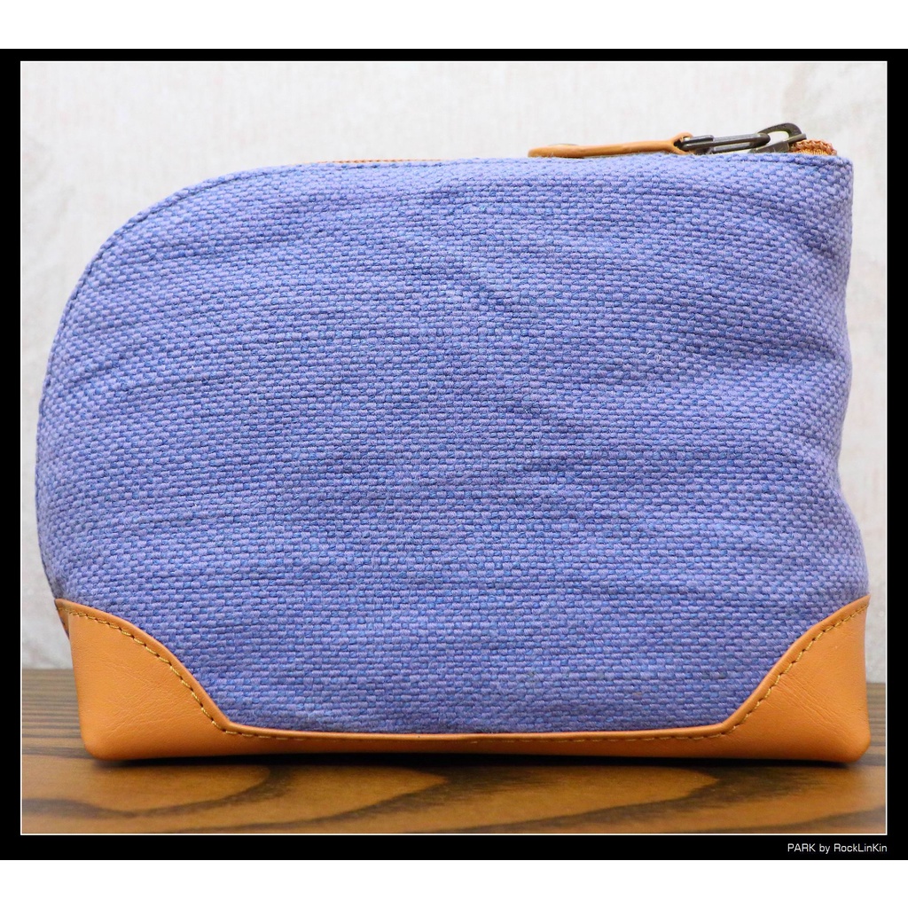 【MOTHERHOUSE】日本 全新 藍色 小包 中包 大包 化妝包 旅行包 過夜包 置物包 盥洗包 石洗黃麻萬用收納包