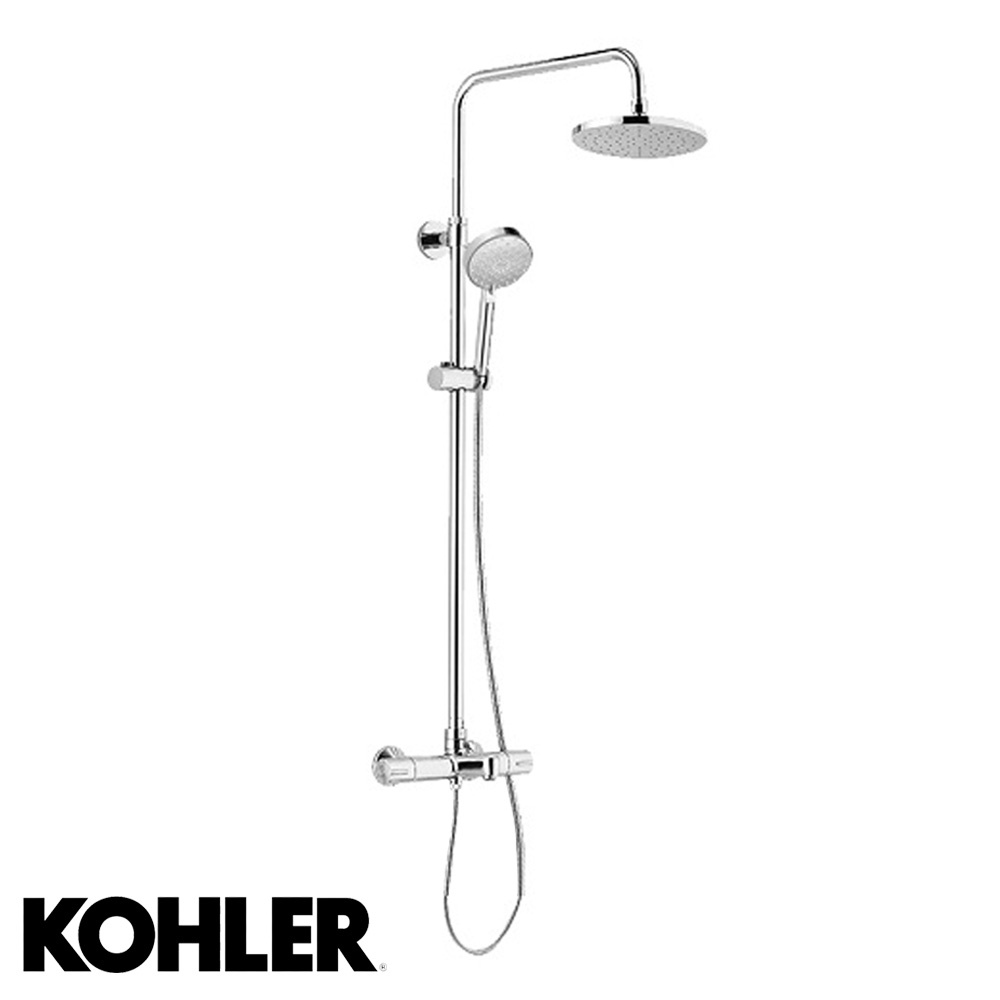 ⭐ 實體門市 KOHLER 美國品牌 JULY 99742T-C9-CP 三出水淋浴柱 淋浴龍頭 沐浴龍頭 頂頭花灑 ⭐