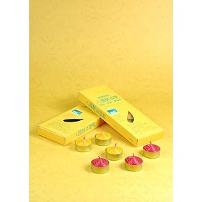 《慶芳小舖》八國酥油小酥油燈粒~附鐵殼 (A203 / 三小時)1盒裝