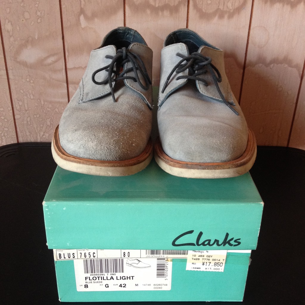 【 Willsquare 】Clarks 袋鼠鞋 Desert Boot 麂皮 皮鞋 沙漠靴 UK8（EUR42）7成新