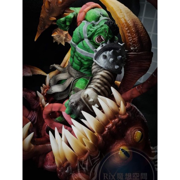 復仇者聯盟 綠巨人浩克 無敵浩克 角鬥士浩克 白膜上色 3D列印 漫威
