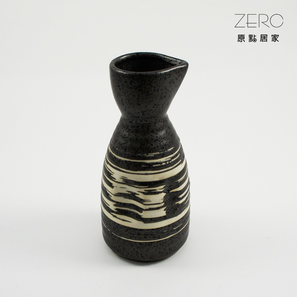 ZERO原點居家 橫紋噴點系列 手工噴點 窯燒噴點 常滑燒 清酒壺 150ml  220ml 小酒瓶 清酒具 酒盅 酒器