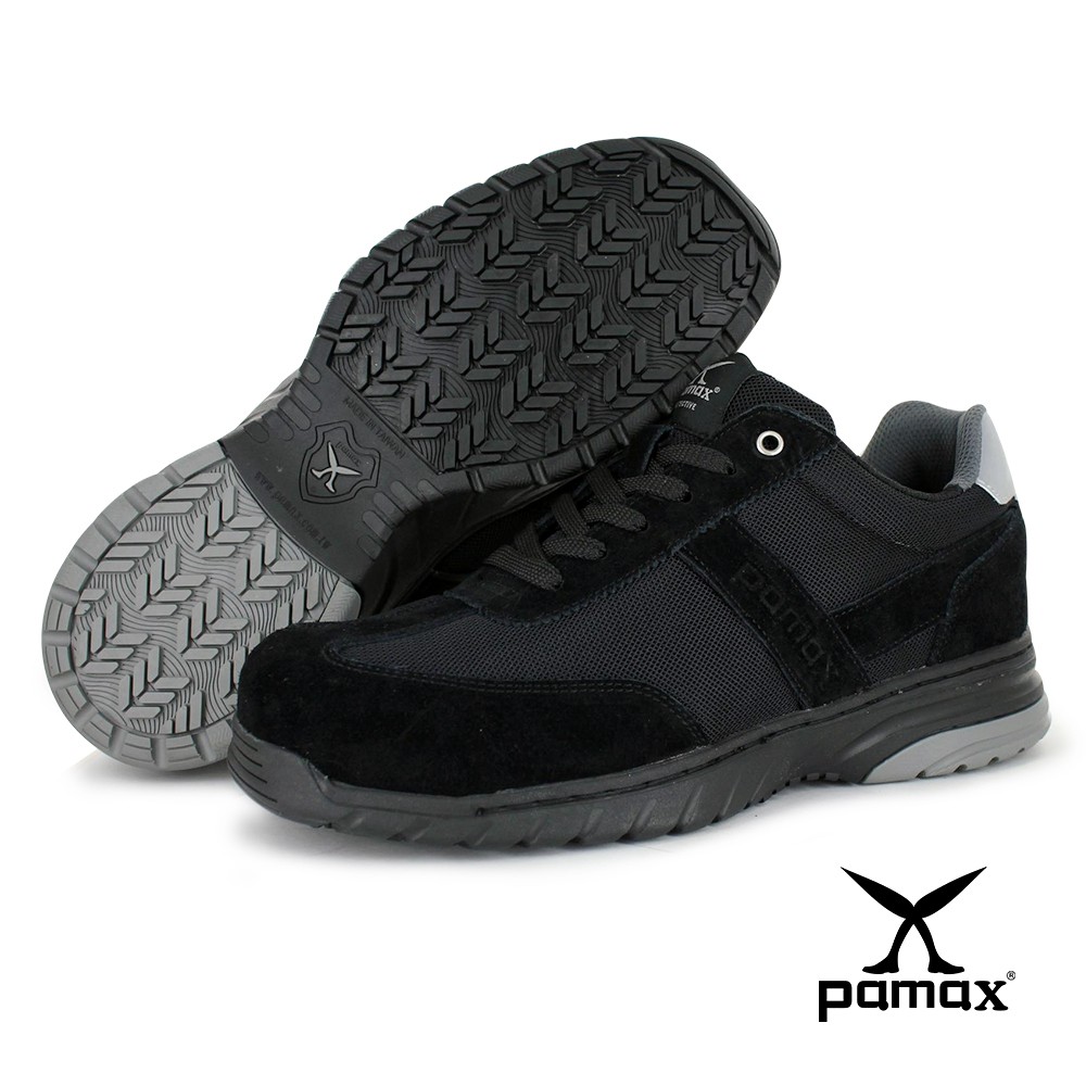 PAMAX 帕瑪斯-【運動型安全鞋】頂級超彈力氣止滑安全鞋、透氣、後跟防護 /PS13510FEH/男女尺寸4-12