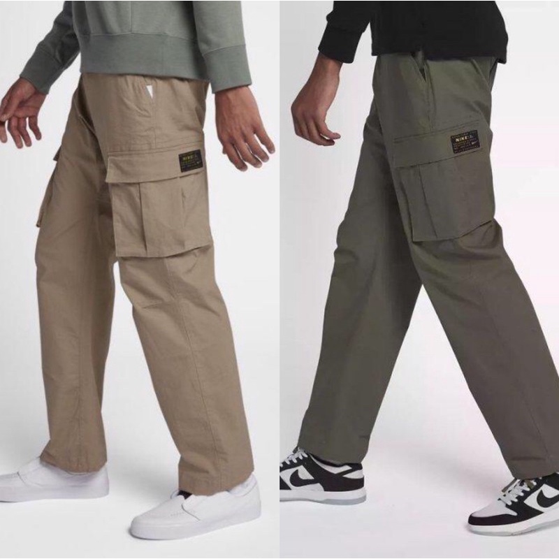 「鞋術」Nike SB FLX FTM CARGO PANT 工裝褲 米色 橄欖綠 916102-235 222