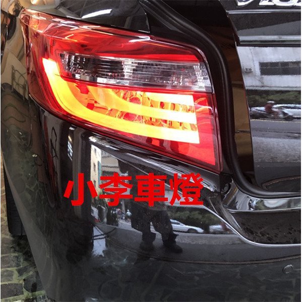 豐田 VIOS 2014 2015 14 15 16 類F10 紅黑晶鑽光柱尾燈 一組 4500元