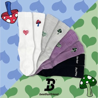 BEST FOOT FRIEND /BFF襪 Mushroom Love 蘑菇 長襪【PS中壢】