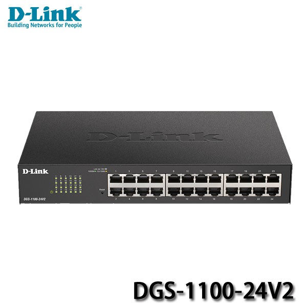 【3CTOWN】含稅 D-Link友訊 DGS-1100-24V2 24埠 Layer 2 簡易網管型網路交換器