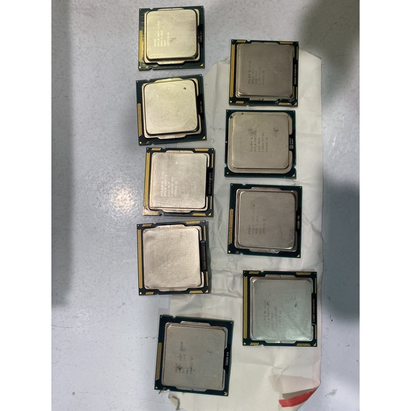 拆機二手良品 CPU Intel i3-2100,i5-750