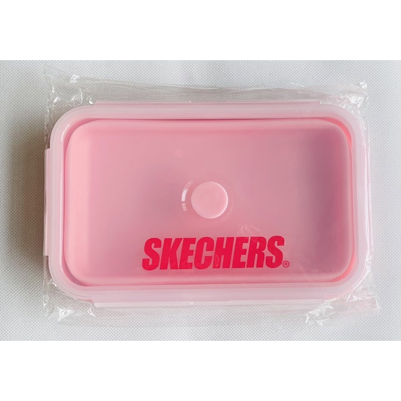全新 正版 SKECHERS skechers 矽膠 矽膠伸縮保鮮盒 保鮮盒 收納 收納盒 折疊 折疊收納盒 大容量
