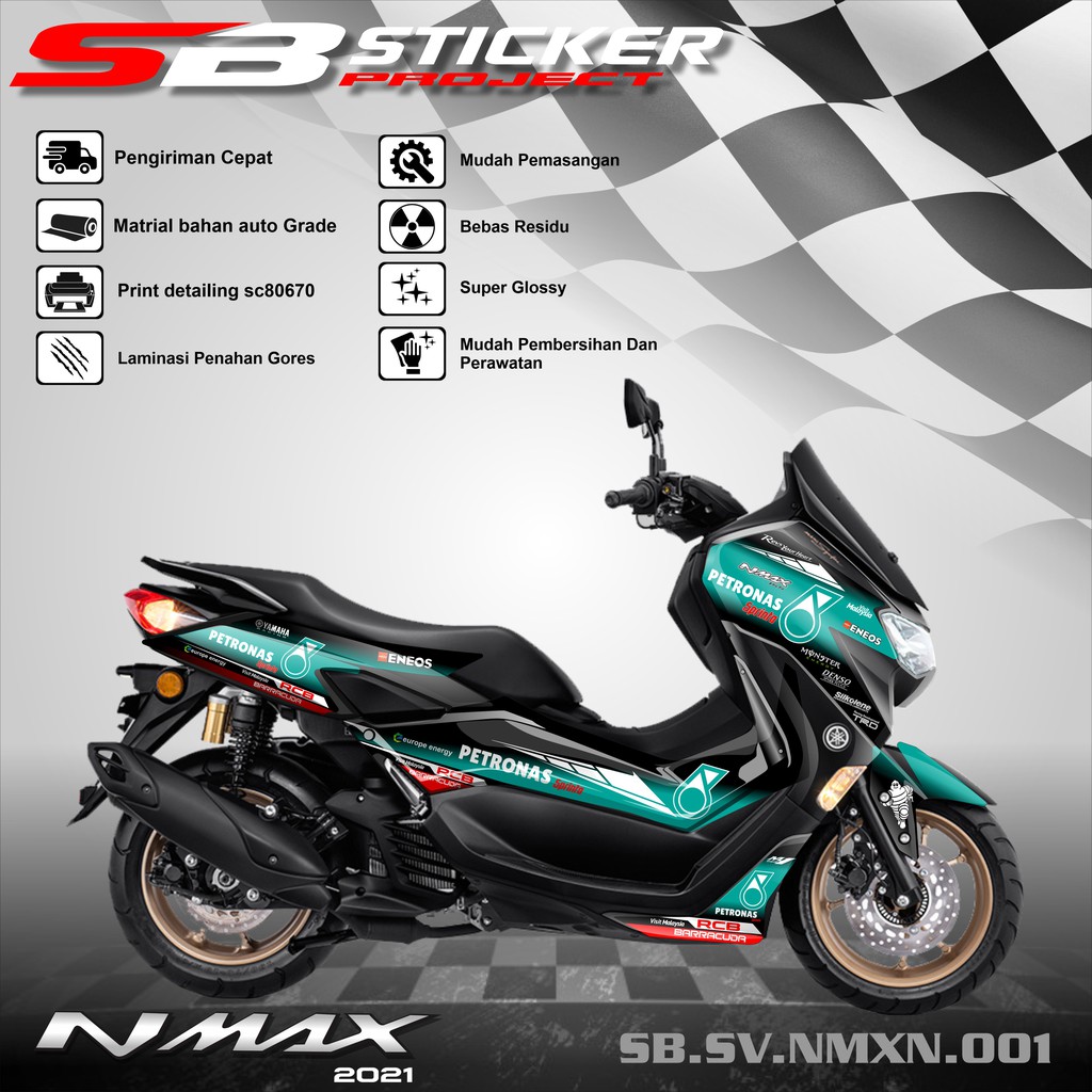 YAMAHA 山葉 車身貼紙 裝飾貼紙 NMAX NEW 2021 RACING 001