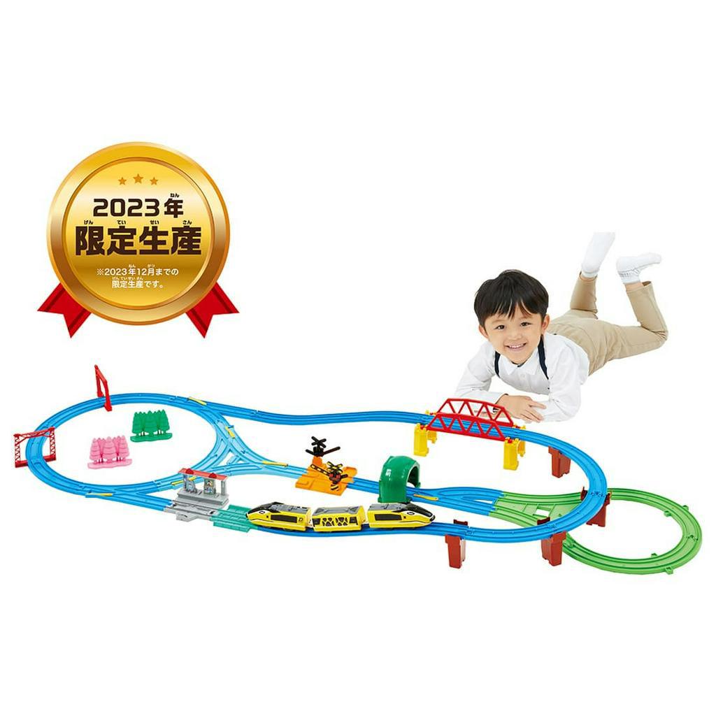 ☆勳寶玩具舖【現貨】TAKARA TOMY 多美 鐵道王國PLARAIL 多美火車豪華組 2023 限定生產