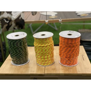 臺灣製 TKS SF-Cord6 反光營繩50米 6mm 露營繩 固定繩 置物繩 適用 帳篷 天幕 營釘 [隨機出貨]