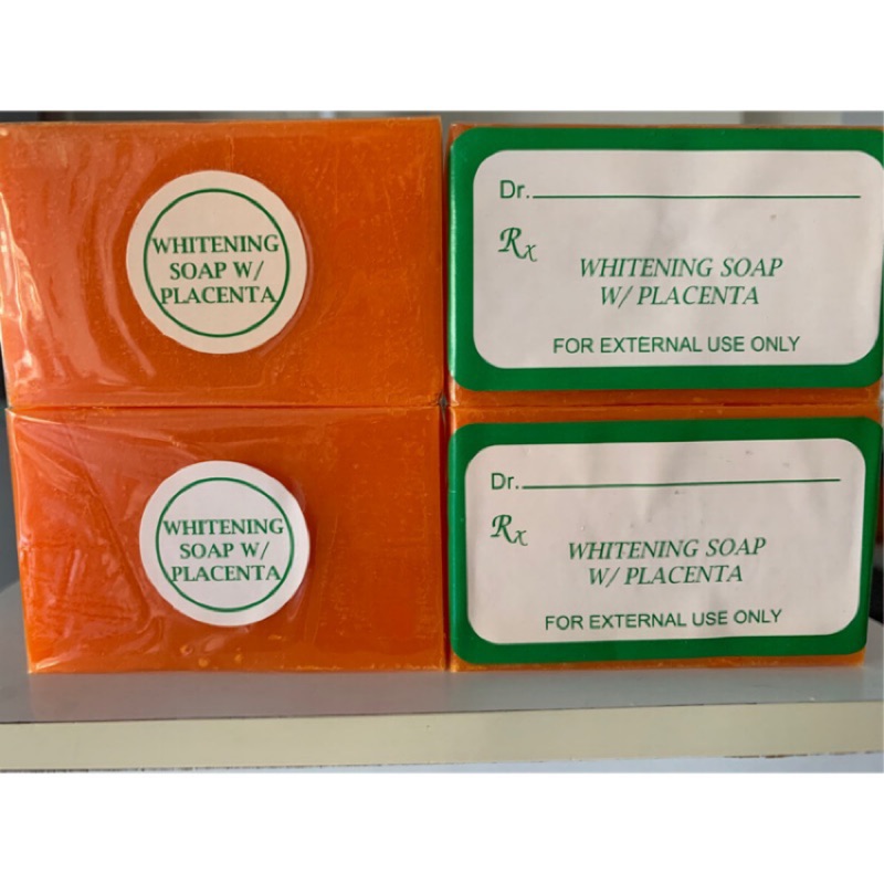 免運可刷卡 正貨ptt 橘色皂美白皂洗臉肥皂whiteningsoapwith Placenta 蝦皮購物