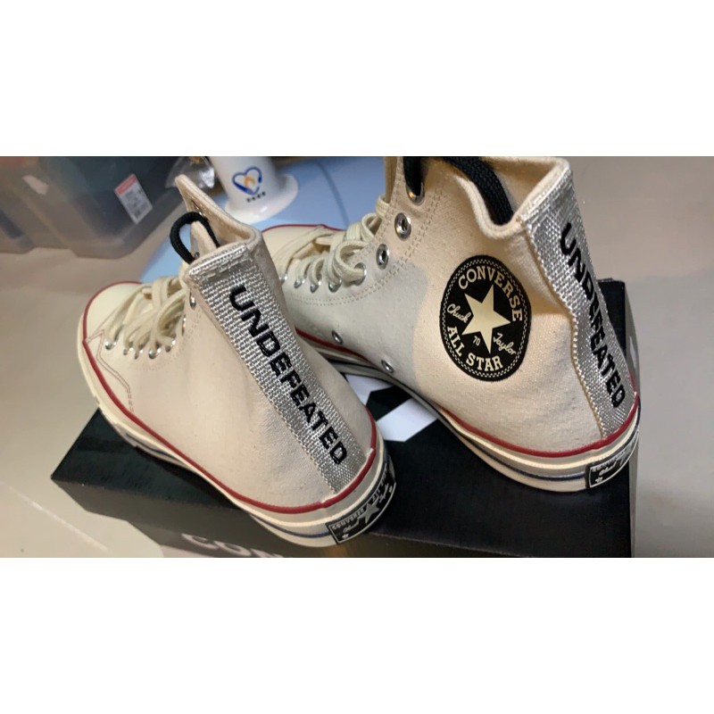 全新 UNDEFEATED X CONVERSE CHUCK TAYLOR 70S 聯名 白色168247C