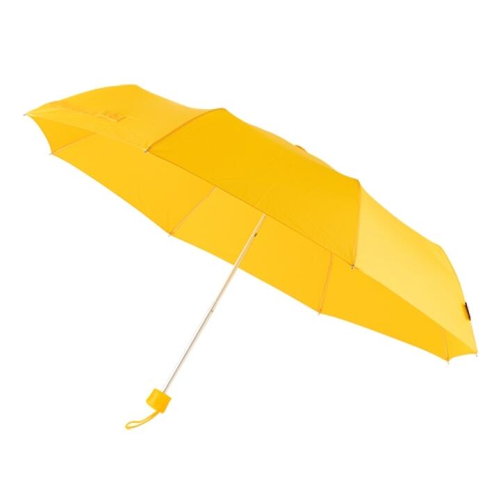 【ARTBOX OFFICIAL】三層摺疊傘 雨傘 黃色