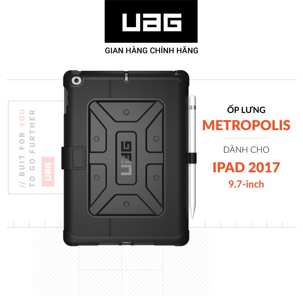 適用於 iPad 2017 / 2018 的 Uag Metropolis 保護套,iPad Air [9.7 英寸]
