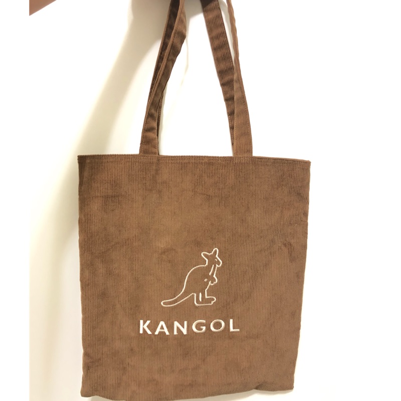 Kangol 燈芯絨托特包 帆布包 手提包 隨身包 袋鼠牌 韓國代購