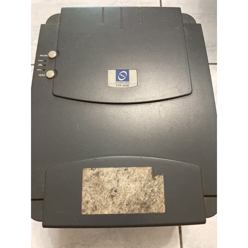 故障零件機 TTP-243E PRO 條碼列印機、標籤印表機、熱轉/熱感兩用（請自行測試）照片為實品