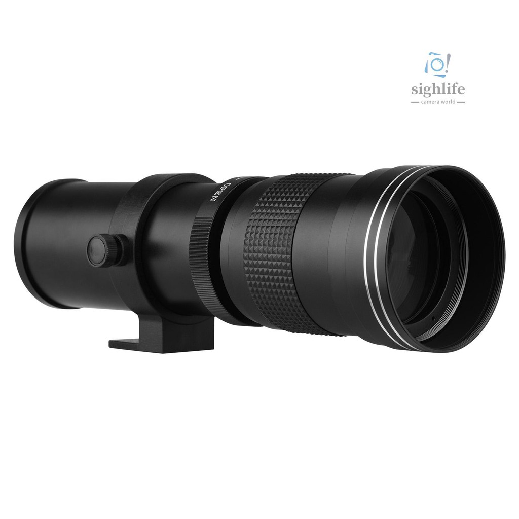 現貨 CL015 相機超長焦鏡頭手動對焦420-800mm F/8.3-16 超級變焦T卡口帶1/4螺孔適用佳能索尼尼康