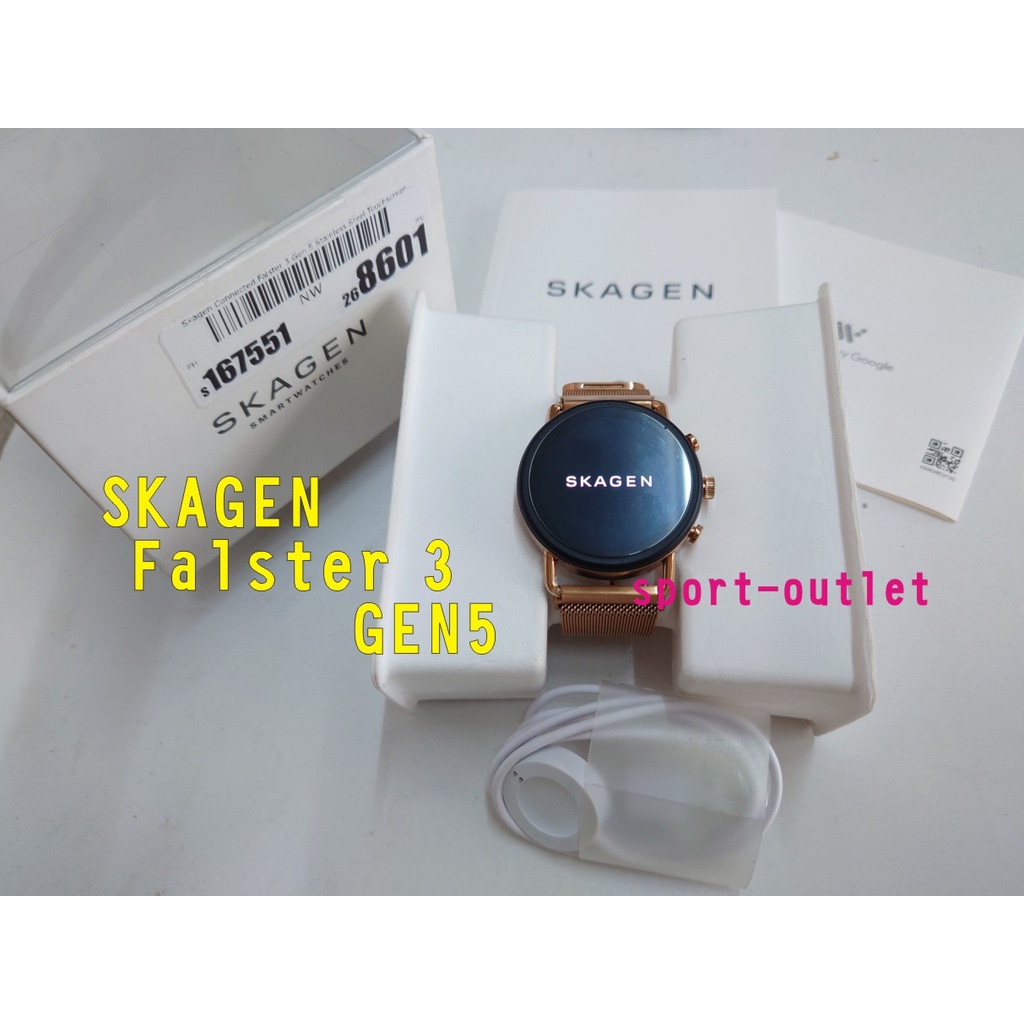 丹麥SKAGEN Falster 3 Gen5 智慧手錶.免持通話 支援GOOGLE MAP.提醒.睡眠追蹤.FIT運動