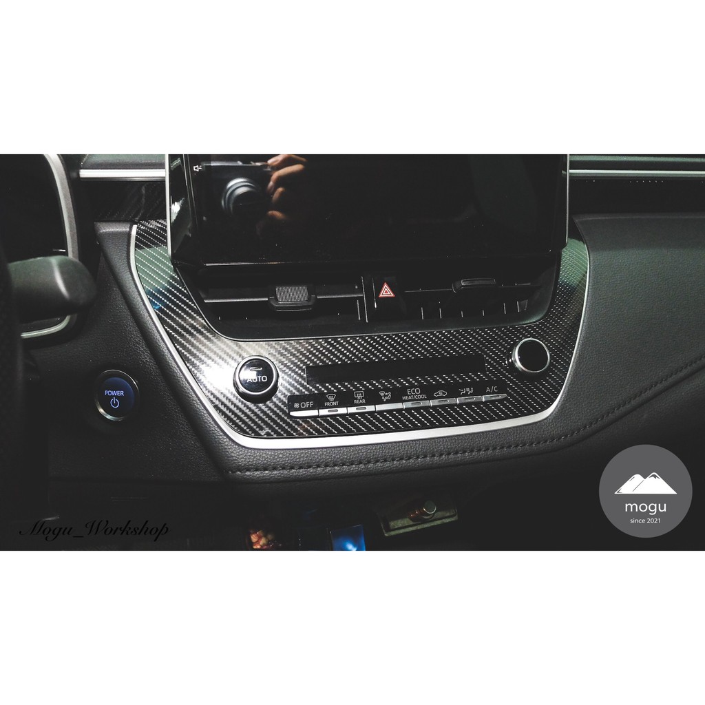 [膜谷包膜工作室] Toyota Altis 12代 GR Sport 中控台 碳纖維膜 防刮痕  燈膜 燻黑 改裝