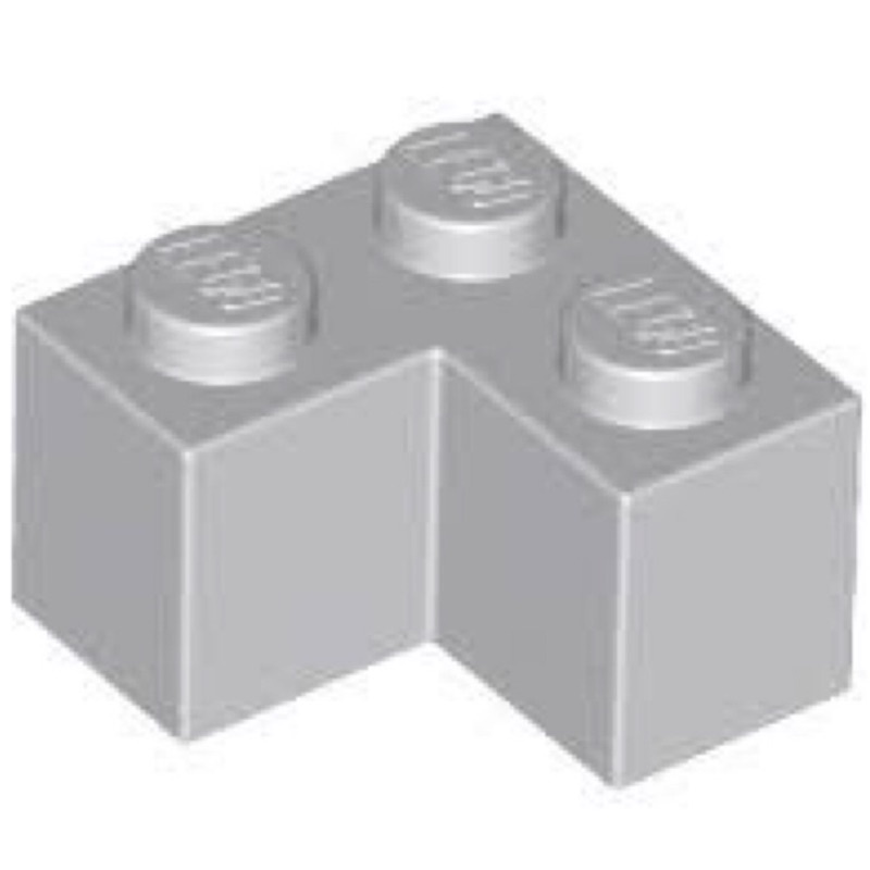 《安納金小站》 樂高 LEGO 淺灰色 2x2 L型 轉角 基本磚 轉角磚 二手 零件 2357 4211349